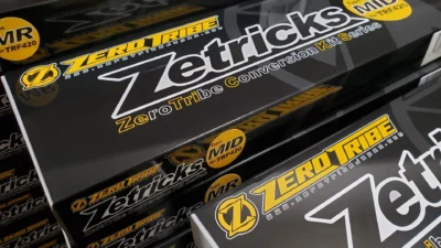 ZERO TRIBE(ゼロトライブ）Zetricks MID/MRコンバージョンkit(TRF420用）出荷開始！