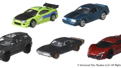 8月公開予定の最新作『ワイルド・スピード／ジェットブレイク』に登場する車を含む「『ワイルド・スピード』プレミアムシリーズ ファスト・スターズ」6月下旬より順次発売