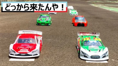 MASAMI RC CHANNEL　ラジコン君【どっから来たんや！】Let’s go! Rotational passing! [#Shorts]