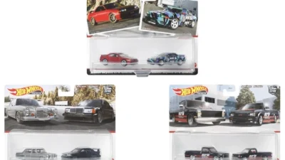 マテル・インターナショナル株式会社　世界No.1のミニカーブランドHot Wheelsから有名な人気車種を組み合わせた2パックが新登場！8月下旬より順次発売