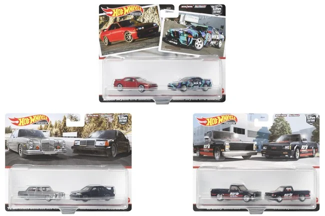 マテル・インターナショナル株式会社　世界No.1のミニカーブランドHot Wheelsから有名な人気車種を組み合わせた2パックが新登場！8月下旬より順次発売
