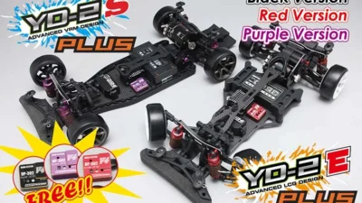 株式会社ヨコモ　YD-2E/S Plusにカラーアルマイト+V4ジャイロ付き スペシャルバージョンを限定発売！