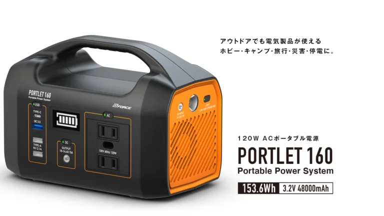 株式会社ジーフォース　PORTLET160を2021年9月25日に発売