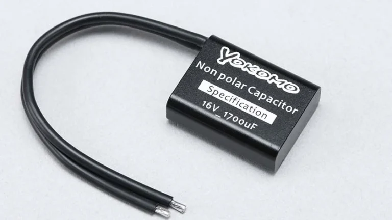 株式会社ヨコモ スピードコントローラー用 レーシングキャパシター「BL-RCP ESC用 コンペティションキャパシター(無極性)」を新発売。