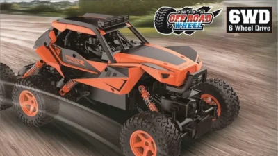 株式会社ハピネット　驚異のフルタイム６WD！悪路も走行！モンスターR/C登場！！ 「１／１２ オフロードＲ／Ｃギガストライク６ＷＤ（税込6,028円）」9月25日（土）より発売開始！