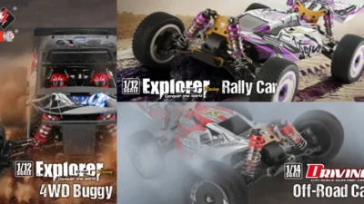 株式会社ハイテックマルチプレックスジャパン　　  10月下旬発売予定：一度味わったらハマるスピード MAX60km/h‼ 1/12・1/14 SCALEオフロードカー登場！