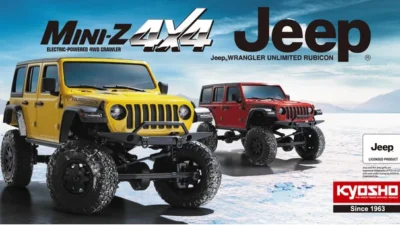 まるで実車のようなリアル感。本格RCカー『ミニッツ4×4 ジープ ラングラー アンリミテッド ルビコン』の新色モデルが誕生。