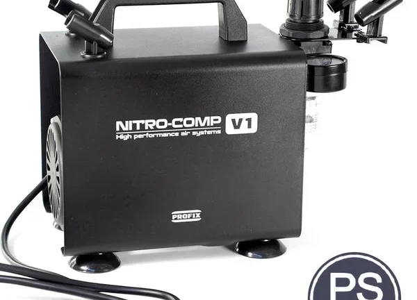 株式会社RAYWOOD　PROFIXからNITRO-COMP ニトロコンプ V1 オイルレスエアコンプレッサーを発売