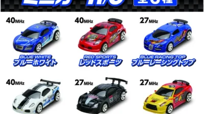 手のひらサイズのスモールＲ／Ｃ！「 ミニカーＲ／Ｃ（全６種） 」2021年12月25日（土）より発売開始！（税込1,848円）