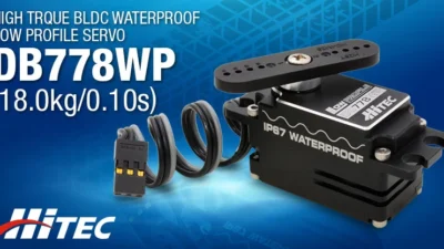 株式会社ハイテックマルチプレックスジャパン　　  トルクタイプのロープロサーボ「DB778WP」が登場。「DB777WP」はプライスダウン。
