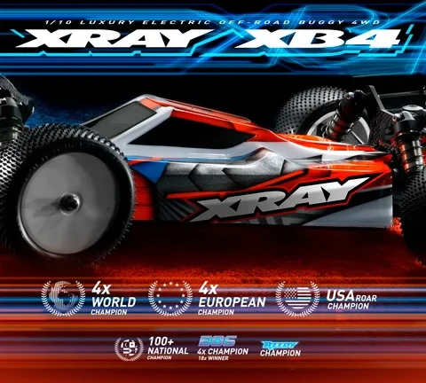 XRAY　XRAY XB4’22 詳細製品ページ公開