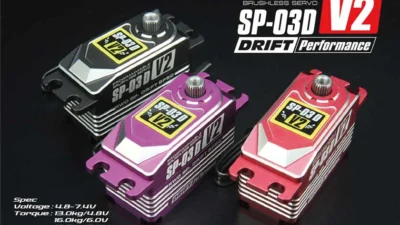 株式会社ヨコモ　ドリフト用プログラマブルサーボSP-03DがV2に進化して登場