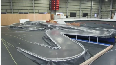 つくばRC（ラジコン）パーク　アリーナ：（ドリフトジオラマコース）つくばターンパイク✩オープン