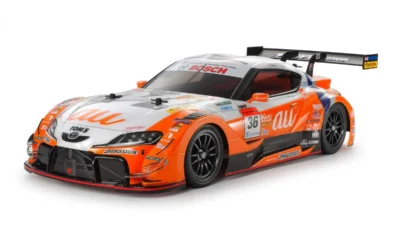 TAMIYA USA 　NEW R/C PRODUCT ANNOUNCEMENT「Toyota GR Supra GT500 as a 1/10 R/C model assembly kit based on the TT-02 chassis」