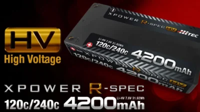 株式会社ハイテックマルチプレックスジャパン　　  「XPOWER R-SPEC」にHV 4200mAhが登場
