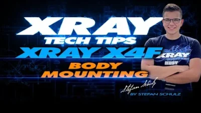 XRAY Official Youtube Channel  XRAY X4F – Tech tip video – Body Mounting