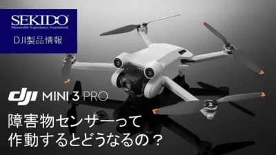 株式会社セキド公式チャンネル　DJI Mini 3 Proの障害物センサーを検証してみた！本当に止まるの？【セキド公式】
