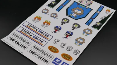 らじつう1周年記念！！「RADIO GAGA×らじつう – ラジコン通信コラボレーションステッカー」販売開始！