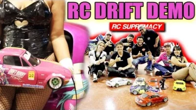 RC SUPREMACY Youtube Channel　We HOSTED a RC DRIFT DEMO at a CAR SHOW