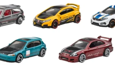 マテル・インターナショナル株式会社　世界No.1のミニカーブランドHot Wheels　各テーマの実車を集めたシリーズ『テーマオートモーティブ アソート』最新作『ホンダ・シビック アニバーサリー』7月下旬より発売