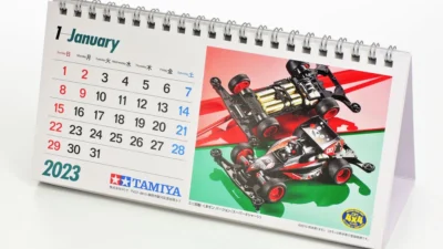 株式会社タミヤ　2023年 タミヤカレンダー (ミニ四駆)の詳細を公開