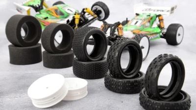 株式会社ジーフォース　1/10バギー用タイヤシリーズ発売のお知らせを掲載