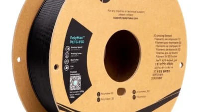 株式会社サンステラ　Polymaker社製　静電気放電（ESD）対応のフィラメント【PolyMax™PETG-ESD】の販売開始