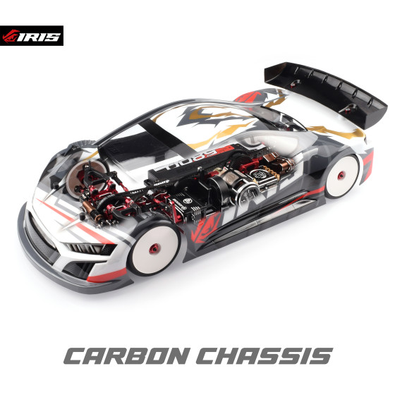 iris one competition touring car kit carbon chassis 1