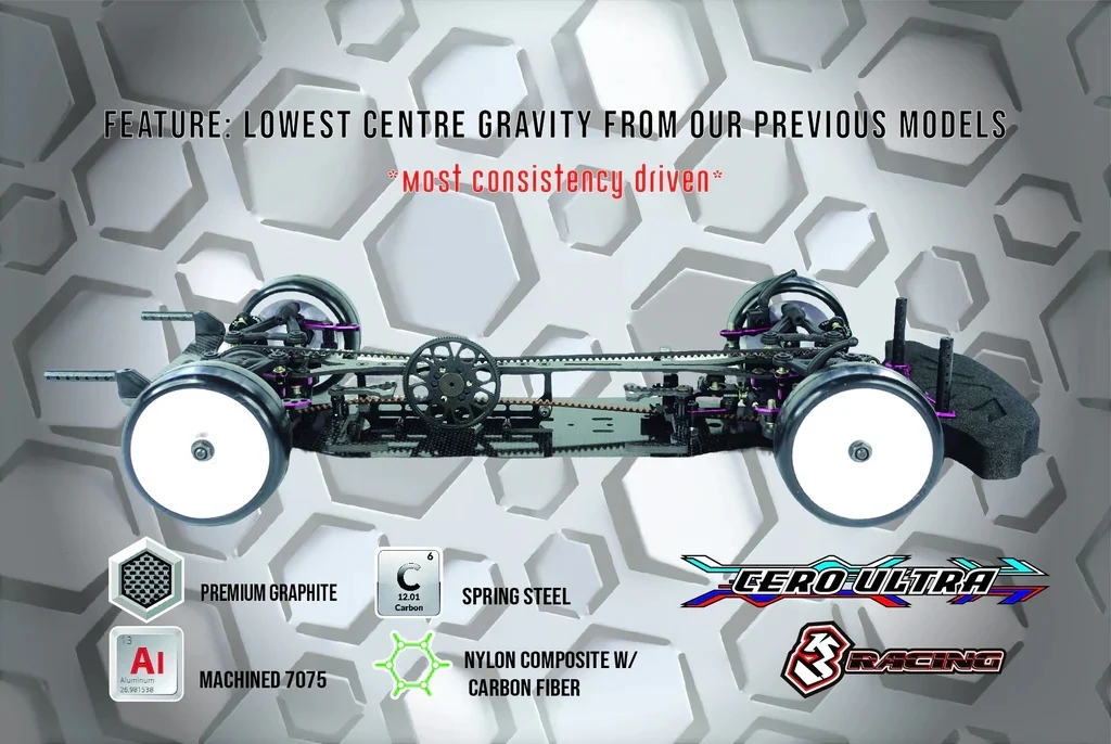 3Racing 新型ハイエンドツーリングカー「CERO Ultra」ついに入荷！大人気のSAKURA ADVANCE S 64も！【 RD2入荷商品紹介】