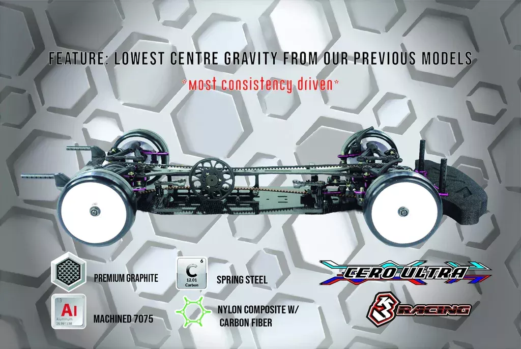 3Racing 新型ハイエンドツーリングカー「CERO Ultra」ついに入荷！大人気のSAKURA ADVANCE S 64も！【 RD2入荷商品紹介】