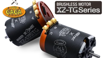 株式会社ハイテックマルチプレックスジャパン　　  RADIO GAGA コラボモデル・ブラシレスモーター RED ZONE XZ-TG Series［ レッドゾーン XZ-TGシリーズ ］を発表