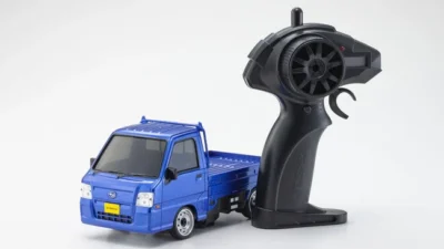 京商株式会社　【京商エッグ】FIRST MINI-Z 軽トラ スバル サンバー（6代目）WRブルーリミテッドが登場