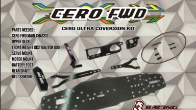 3racing CERO FWDコンバージョンパーツセット他各種入荷！【 RD2入荷商品紹介】