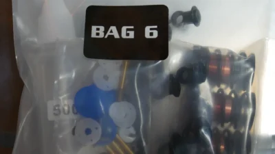 【らじつうレポート】3Racing　CERO ULTRA TOURING CAR　パーツバッグ6パート