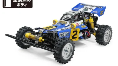 株式会社タミヤ　1/10RC ホットショットII BLOCKHEAD MOTORS製品ページを公開