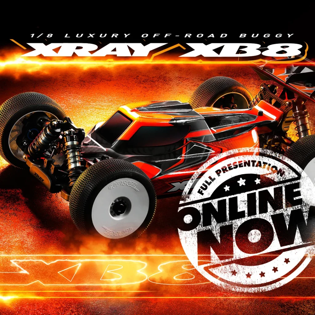 XRAY　XRAY XB8'23詳細製品ページ公開