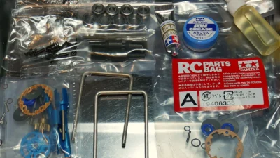 【らじつうレポート】タミヤ　TT-02BR　組み立てレポート（パーツバッグＡパート）