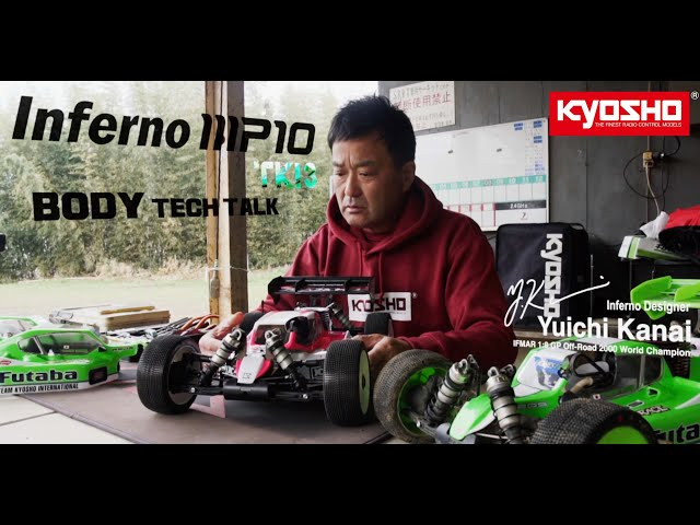 KYOSHO Vlog 18 INFERNO MP10 TKI3 Body Tech Talk 640 480