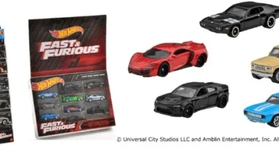 マテル・インターナショナル株式会社　5月公開の新作で注目が集まる『ワイルド・スピード』シリーズより劇中に登場した車種を再現した7商品が新たに登場