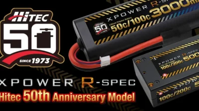株式会社ハイテックマルチプレックスジャパン　　  XPOWER R-SPEC & XPOWERのHitec 50周年記念ゴールドモデルを発表