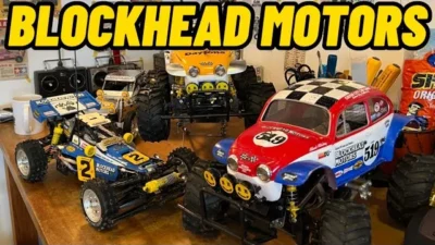 すだぴょんRCチャンネル　ブロックヘッドモータースショップ紹介【タミヤ ワイルドワン ホットショット2　BLOCKHEAD MOTORS】2023.5.20