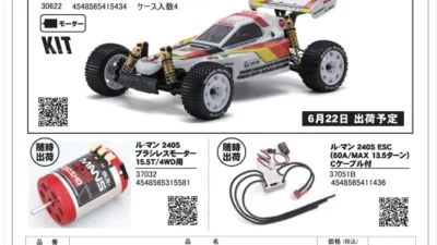 KYOSHO RC Information　ビンテージバギーシリーズ　1/10 EP 4WD オプティマ ミッド 再入荷を発表