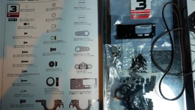 【らじつうレポート】3Racing　CERO SPORT　組み立てレポート（パーツバッグ3パート）【PR】