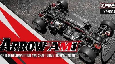 XPRESS　Arrow AM1 1/10 Mini Competition 4WD Shaft Drive Touring Carを発表