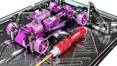 RC SUPREMACY Youtube Channel　Aluminum Micro Drift CAMBER GAUGE & LE SETUP BOARD – BM Racing