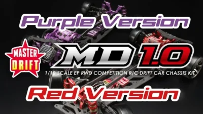 YOKOMO Youtube 　マスタードリフト MD1.0 レッドバージョン/パープルバージョン