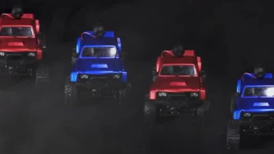 DEERC JP　1/16　電動オフロード4WＤピックアップトラックタイプバギー　FY002A【特別クーポンあり】