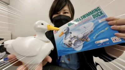 株式会社セキド　スタッフが使ってみました「DJI Osmo Action 4 で撮ってみた。タミヤの「歩いて泳ぐアヒル工作キット」組み立てレポートを公開します！」を公開