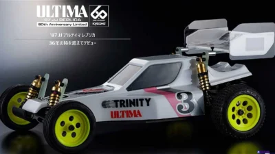 京商株式会社　60周年記念限定仕様　1/10 EP 2WD レーシングバギー 　’87 JJアルティマ レプリカを発表