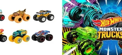 マテル・インターナショナル株式会社　世界No.1のミニカーブランドHot Wheelsの人気シリーズモンスタートラックより『ホットウィール モンスタートラック 1:64アソート』を8月下旬より発売